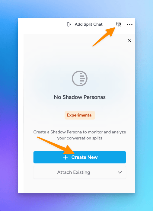Configure New Persona Start